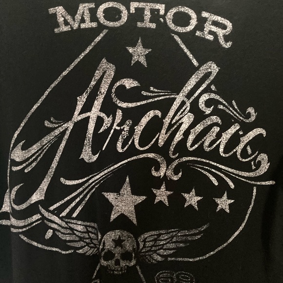 Black Archaic Affliction Junior’s Tee - Picture 5 of 7